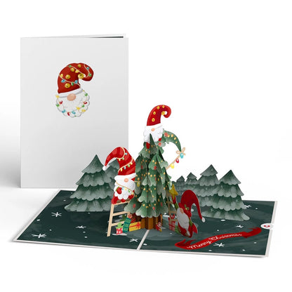 Card Christmas Gnome Pop-Up Card Lovepop