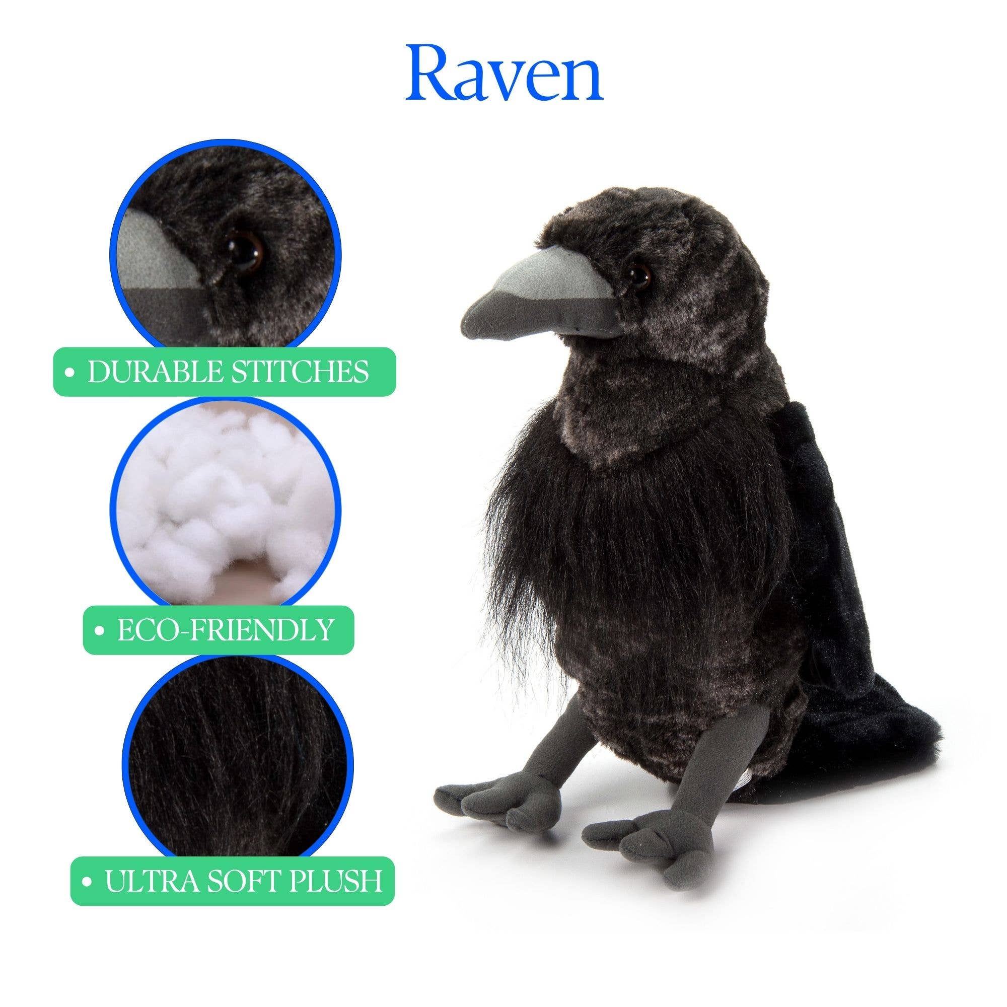 Wild Onez Raven medium 12"
