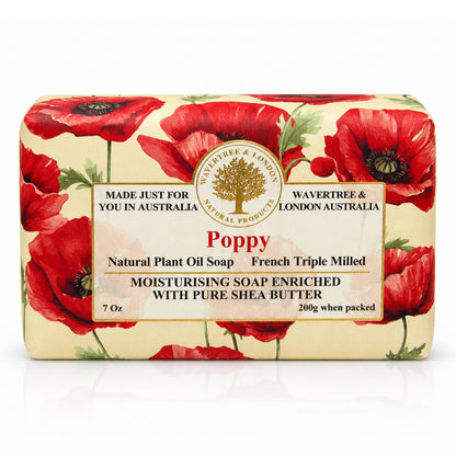 Wavertree & London Poppy Luxury Soap Bars