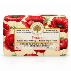 Wavertree & London Poppy Luxury Soap Bars