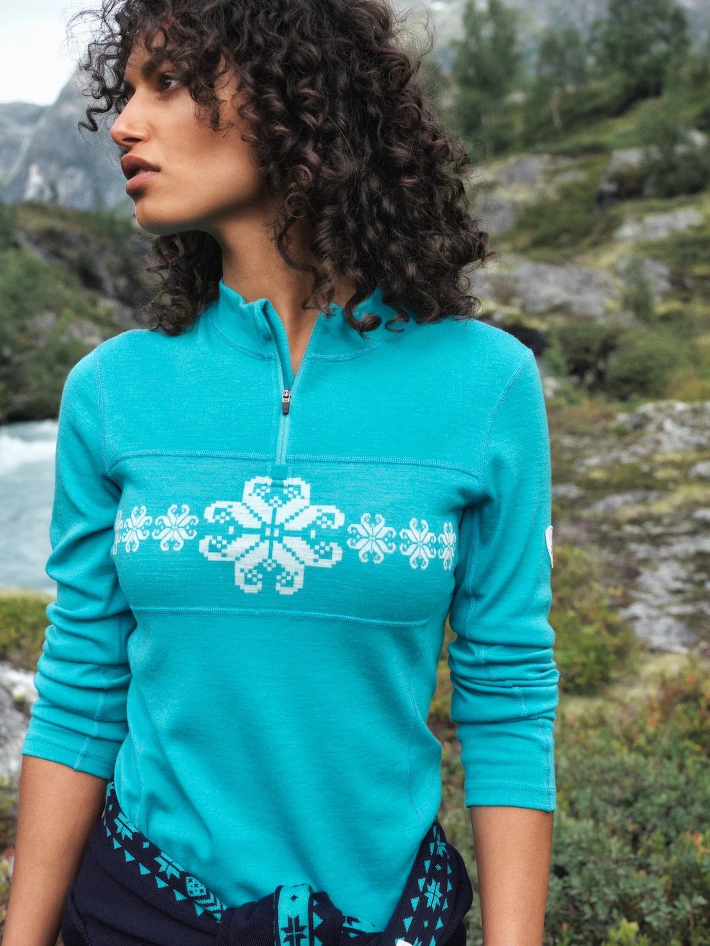 Dale Falkeberg Half Zip Fem Baselayer