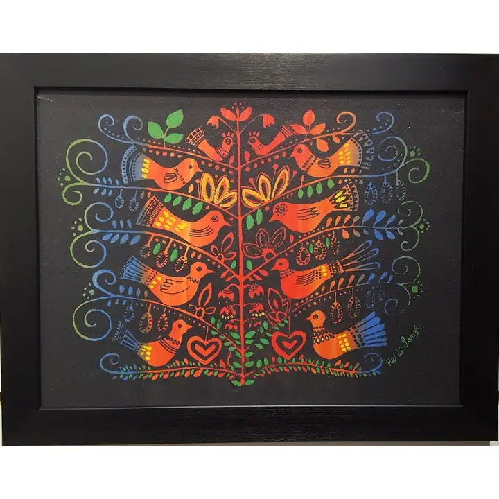 Tree of Birds Framed Print