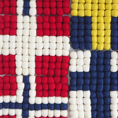 Flag Wool Trivet Aveva