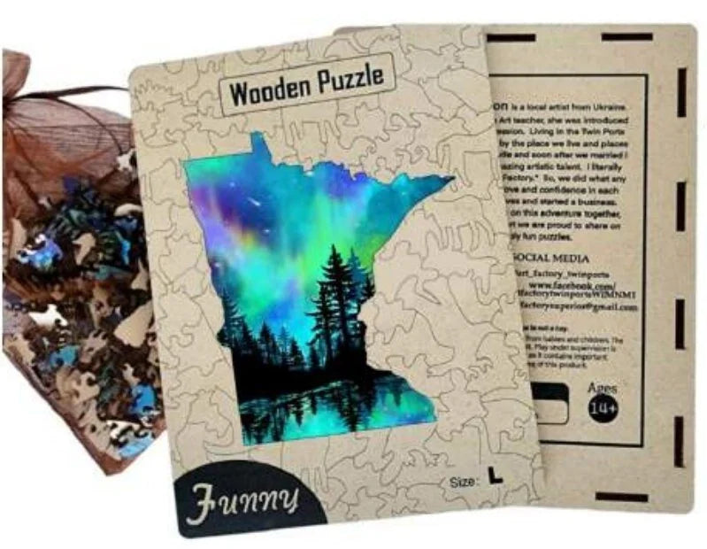 Puzzle Wood Midwest Art