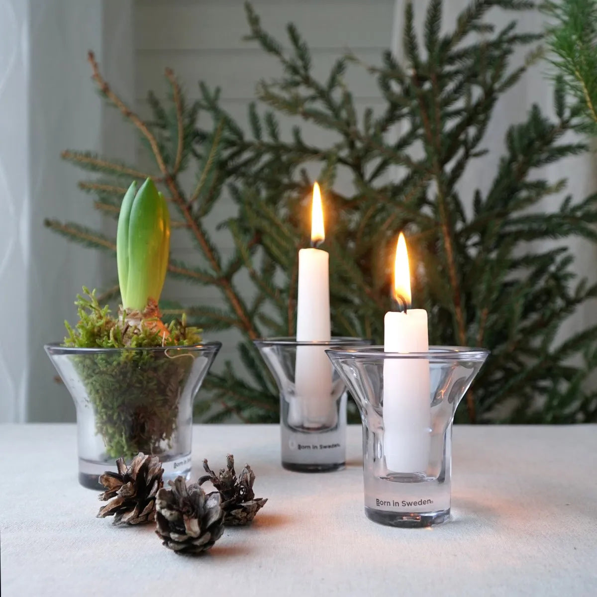 Lumi Candle Holder Small Born in Sweden