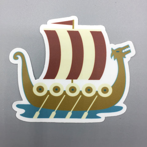 Sticker Viking Ship Cindy Lindgren
