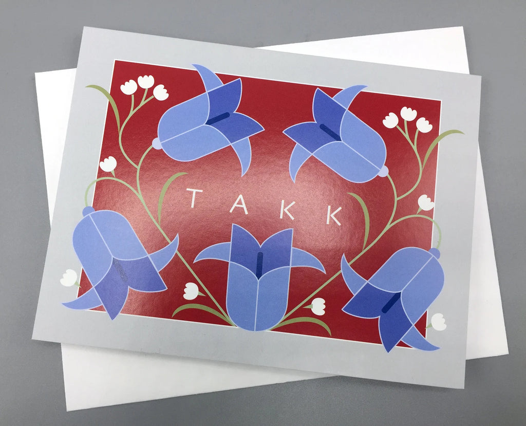 Card Cindy Lindgren Takk, Norwegian Thank You