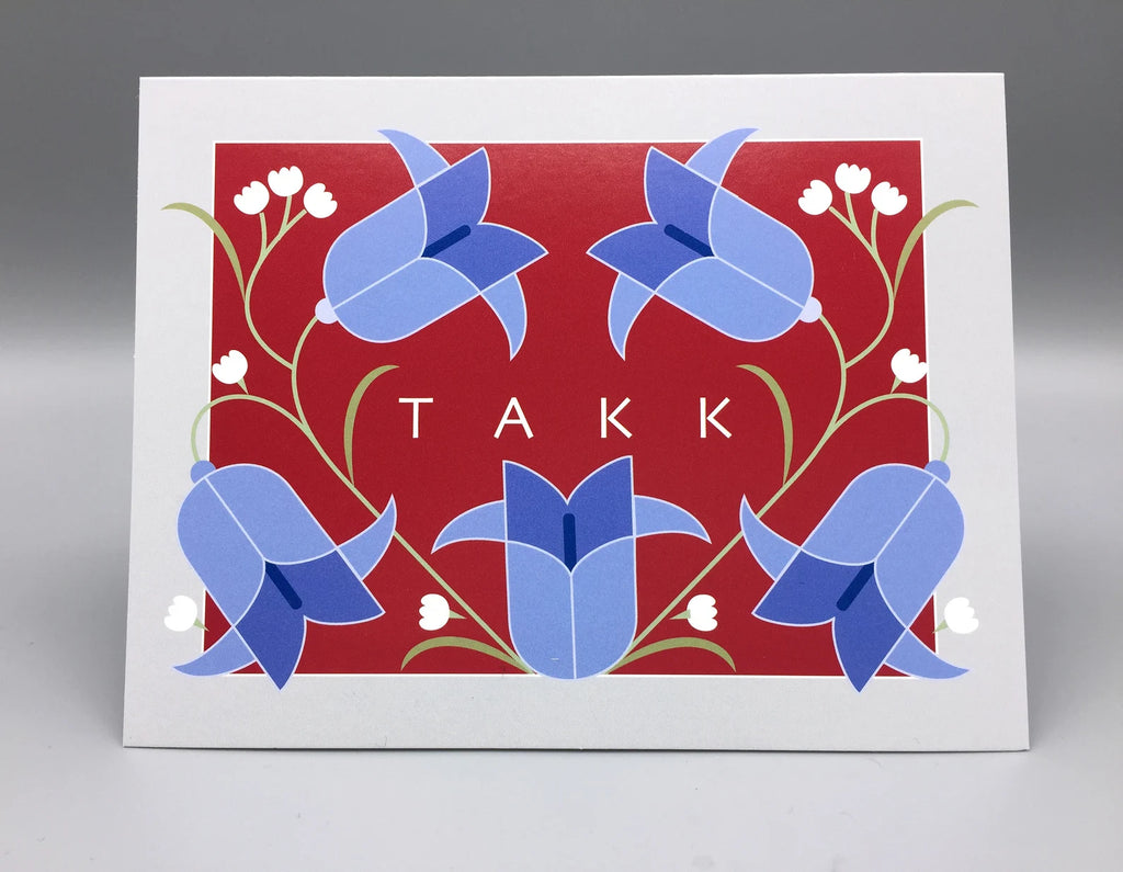 Card Cindy Lindgren Takk, Norwegian Thank You