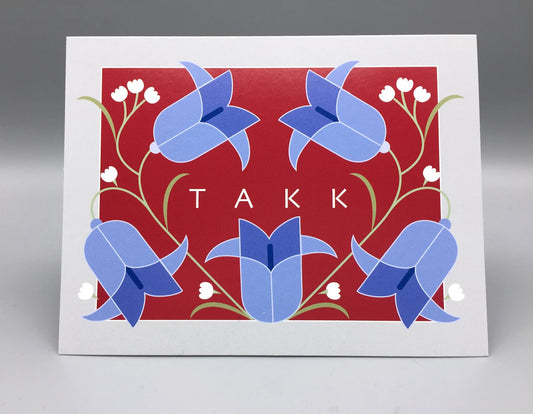 Card Cindy Lindgren Takk, Norwegian Thank You