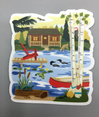 Sticker Cabin Life Cindy Lindgren