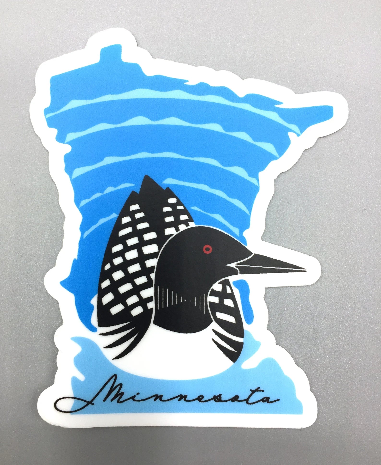 Sticker Minnesota Loon Cindy Lindgren