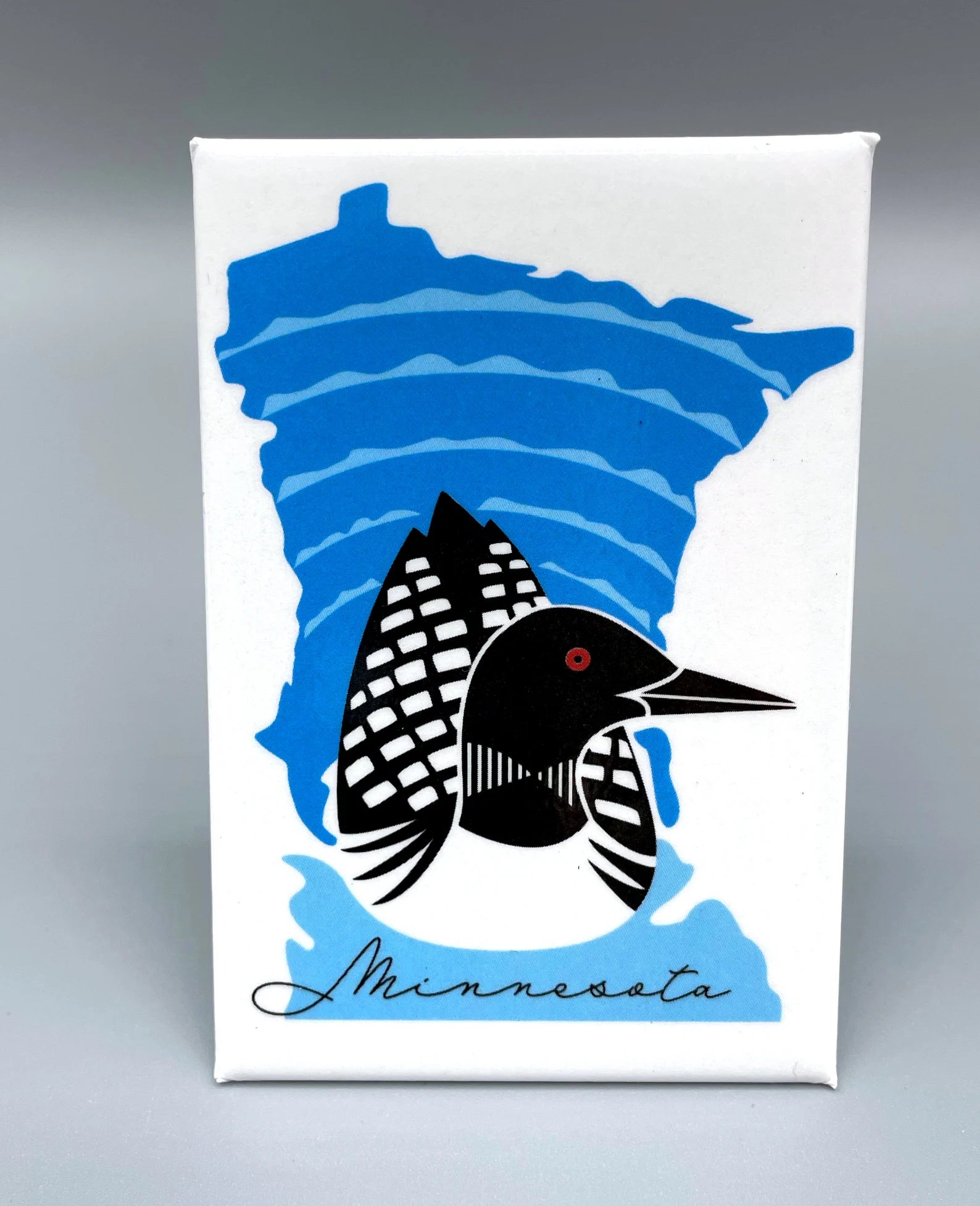 Magnet Minnesota Loon Cindy Lindgren