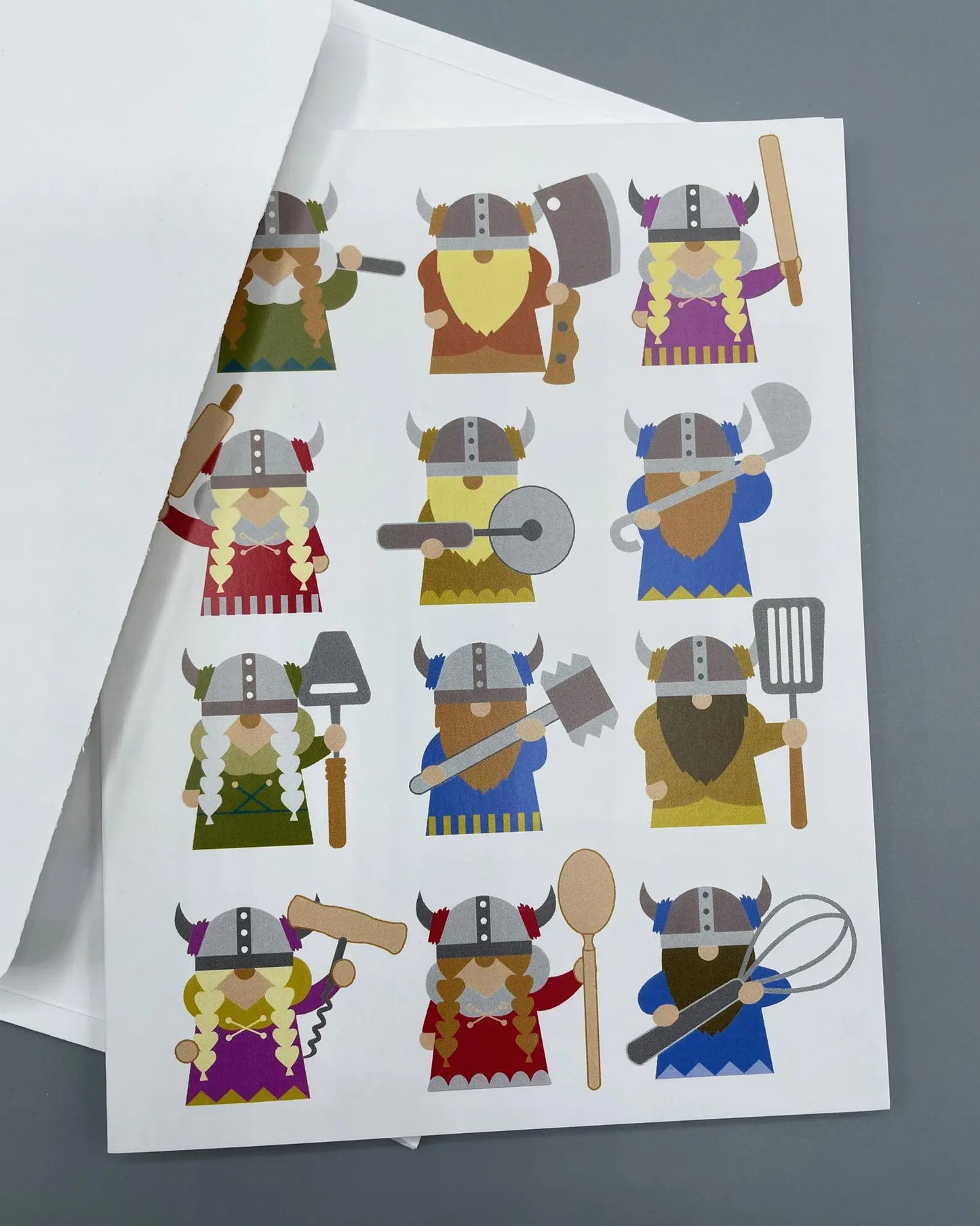 Card Cindy Lindgren Kitchen Vikings