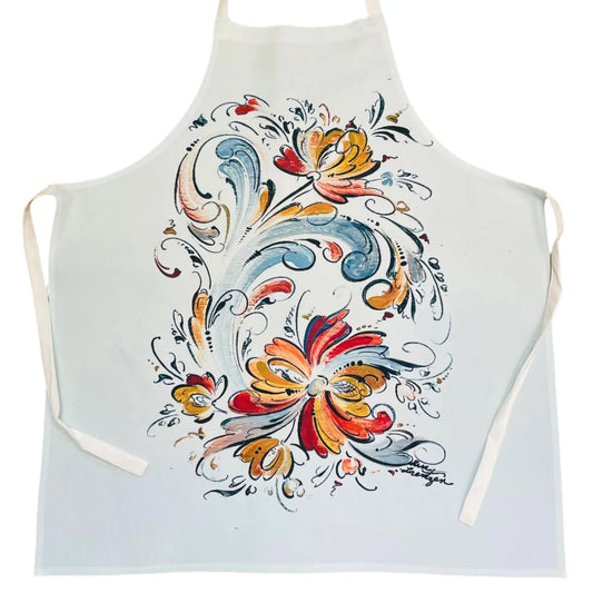 Apron Rosemaling Lisa Lorentzen