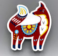 Sticker Dala Fox Cindy Lindgren