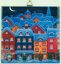 Houses Ceramic 6in Tile