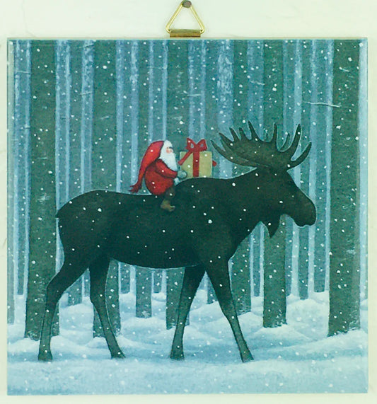 Tile Eva Tall Trees with Moose