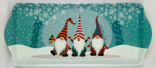 Almond Cake Serving Tray Three Gnomes