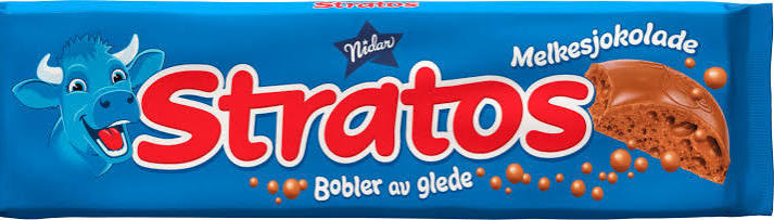 Nidar Stratos Milk Chocolate with Bubbles Bar