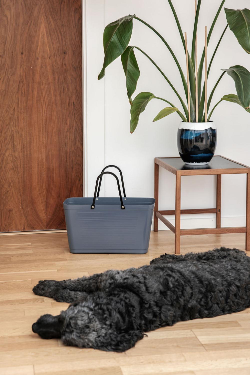 Hinza Tote Pigeon Blue Green Plastic