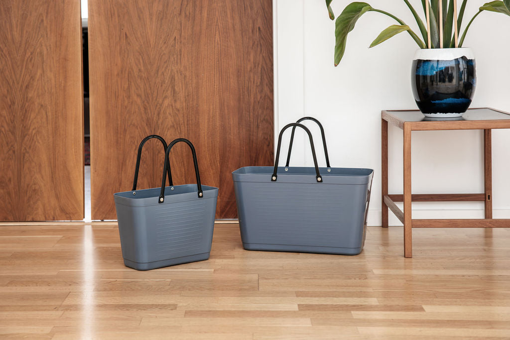 Hinza Tote Pigeon Blue Green Plastic