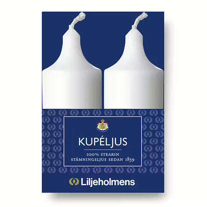Llijeholmens Candle Kupeljus White 2 Pack