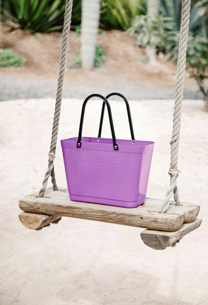 Hinza Tote Purple Green Plastic