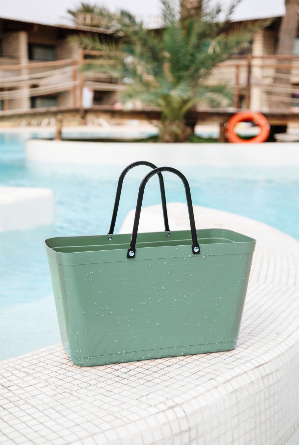 Hinza Tote Olive Green Plastic