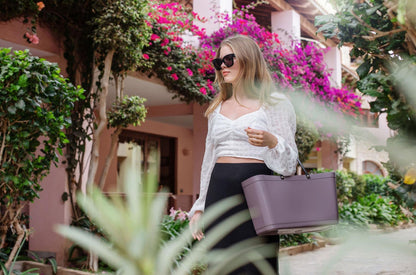 Hinza Tote Plum Green Plastic
