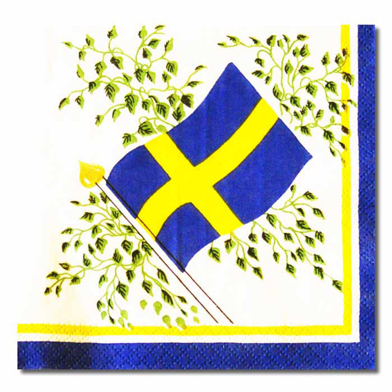 Swedish Flag Napkin Lunch