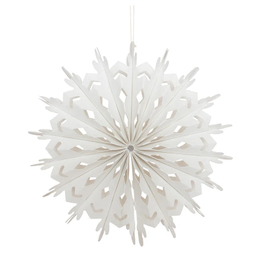 Felted Snowflake White