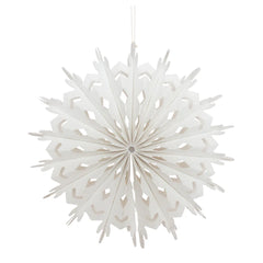 Felted Snowflake White
