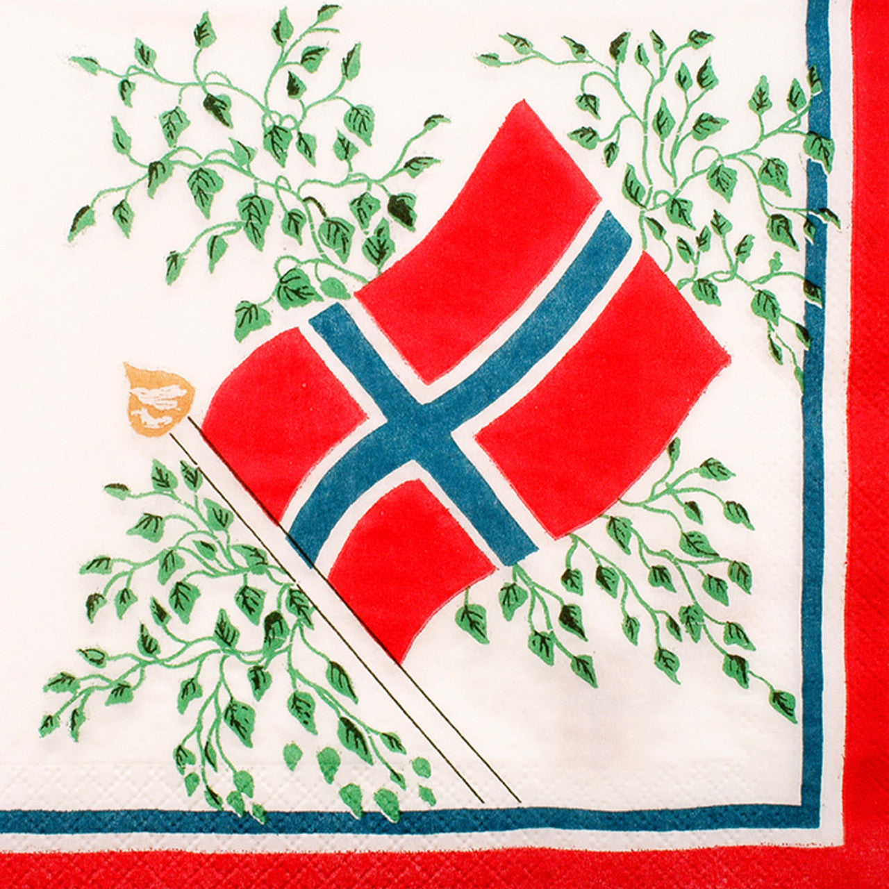 Norway Flag Napkin Lunch