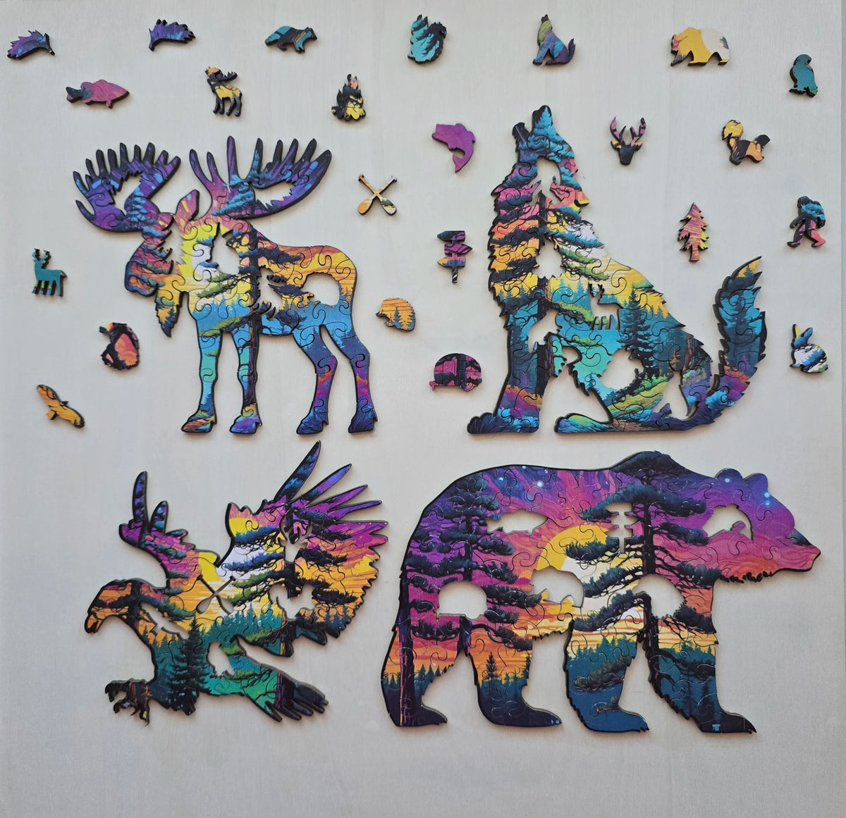 Puzzle Wood Midwest Art