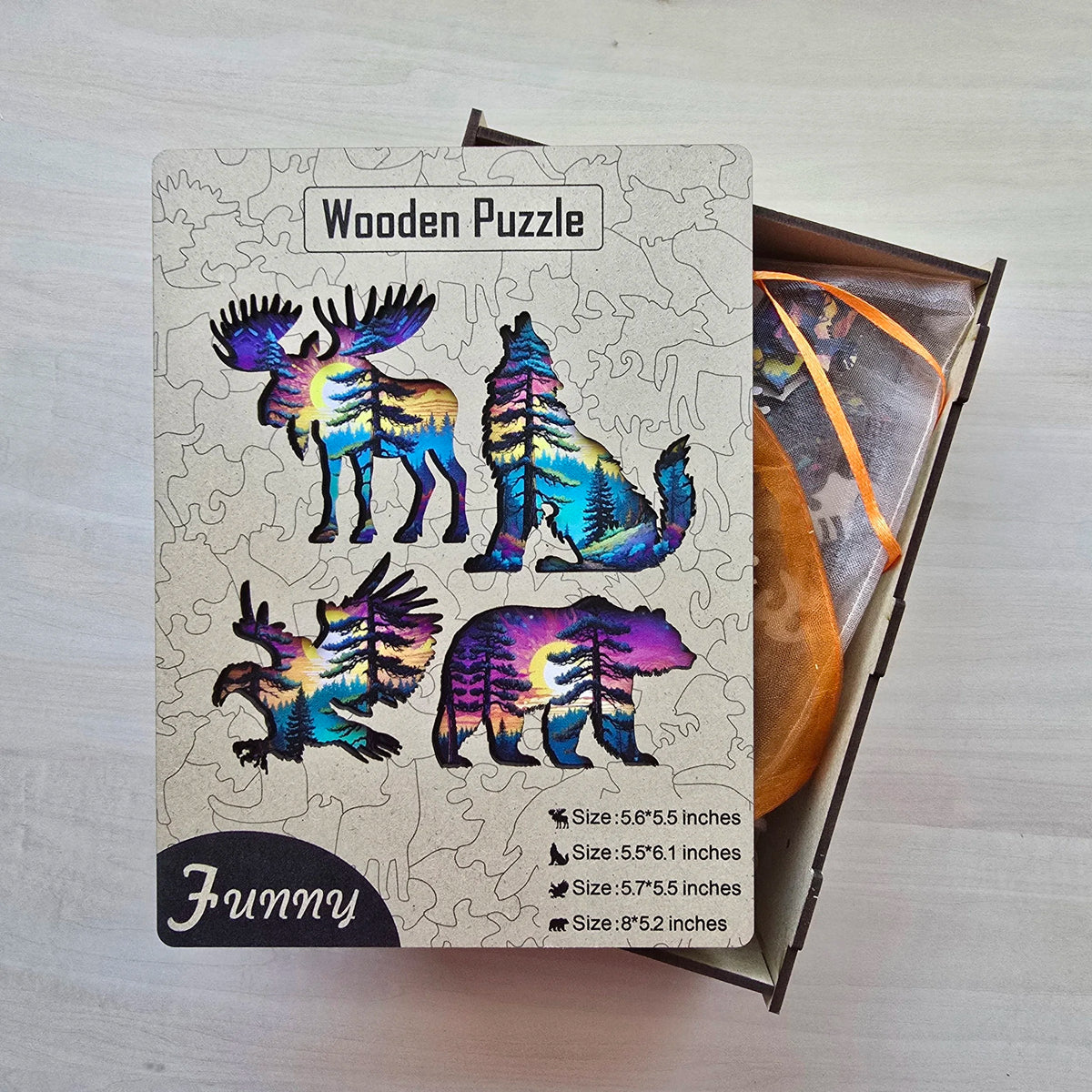 Puzzle Wood Midwest Art