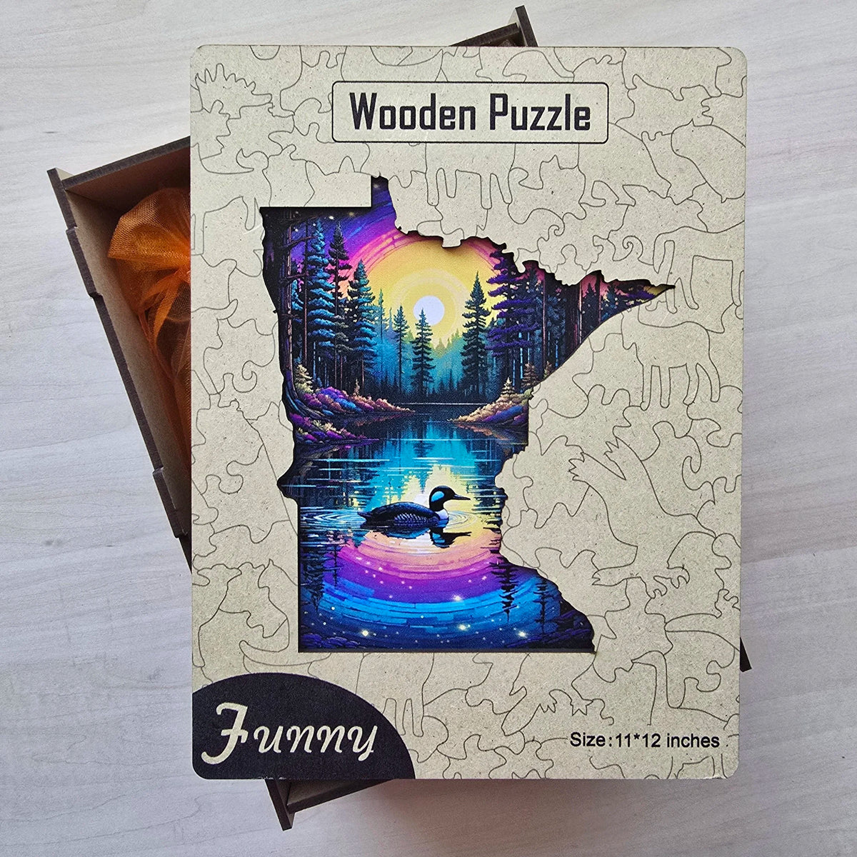 Puzzle Wood Midwest Art