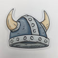Sticker Viking Helmet