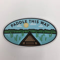 Sticker Paddle This Way