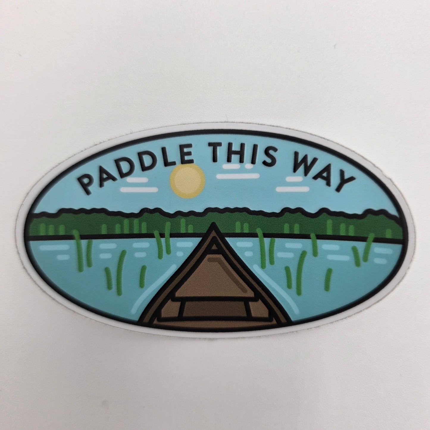 Sticker Paddle This Way
