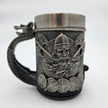 Viking Beer Mug with Metal Insert