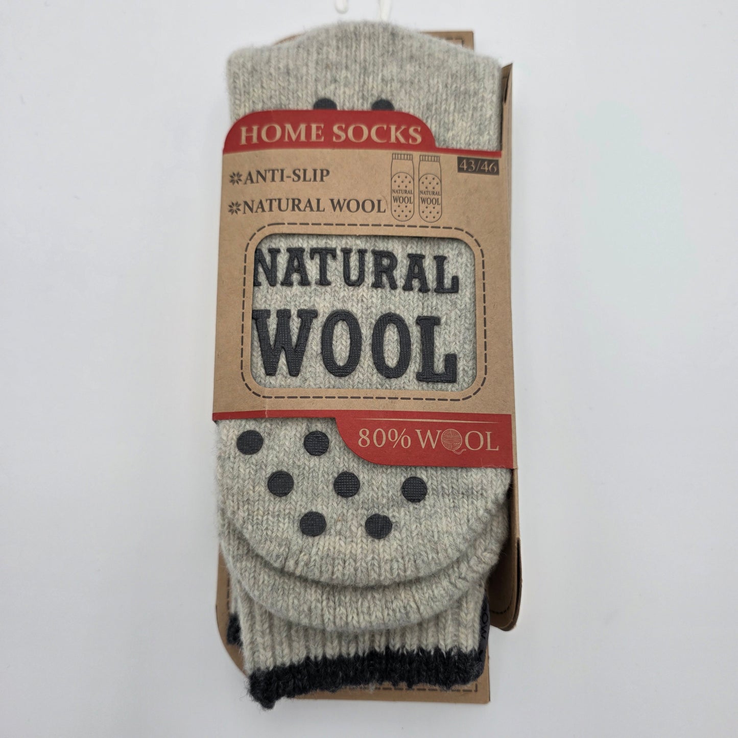 Slipper Sock Wool Wear Natural Wool