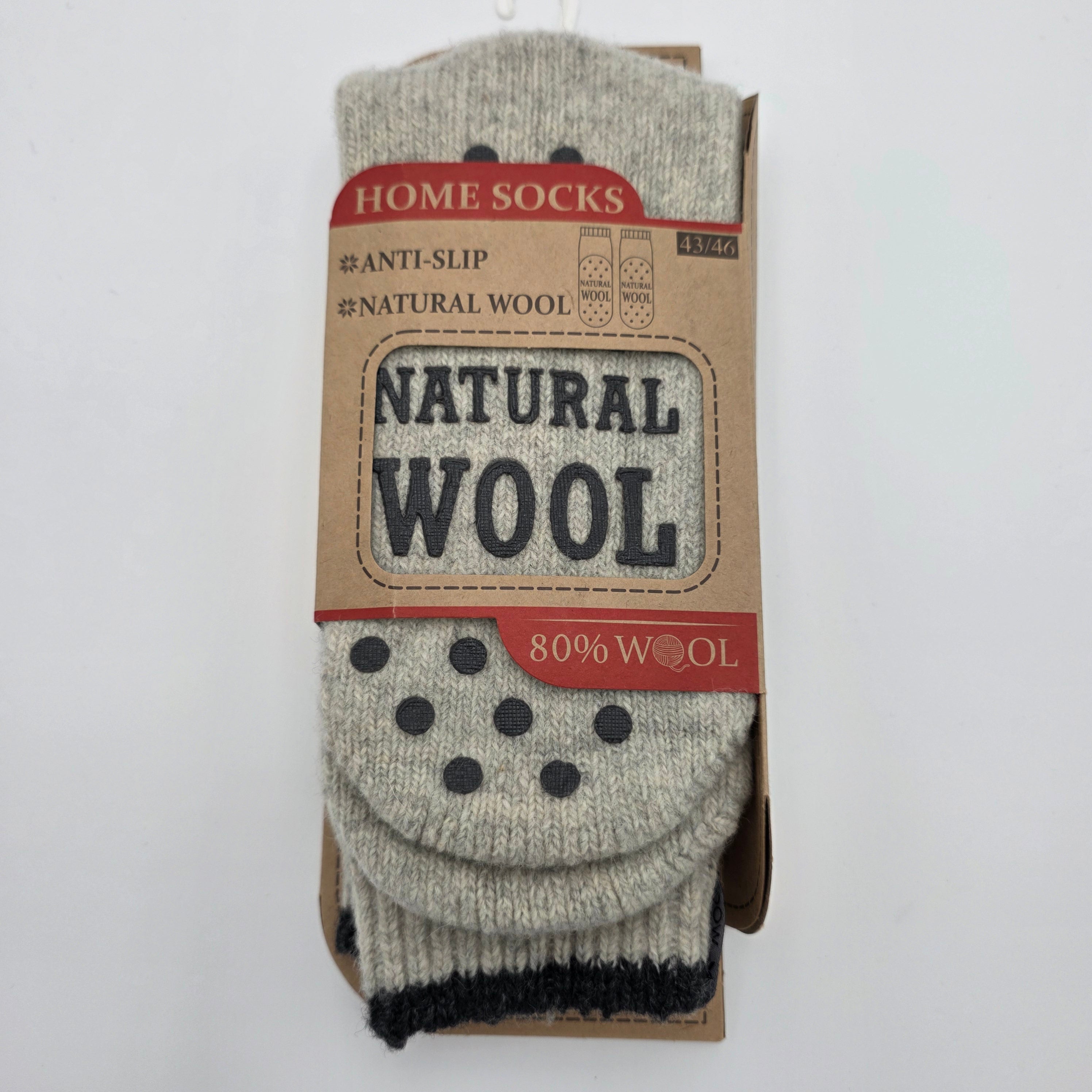 Slipper Sock Wool Wear Natural Wool