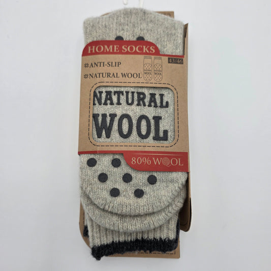 Slipper Sock Wool Wear Natural Wool