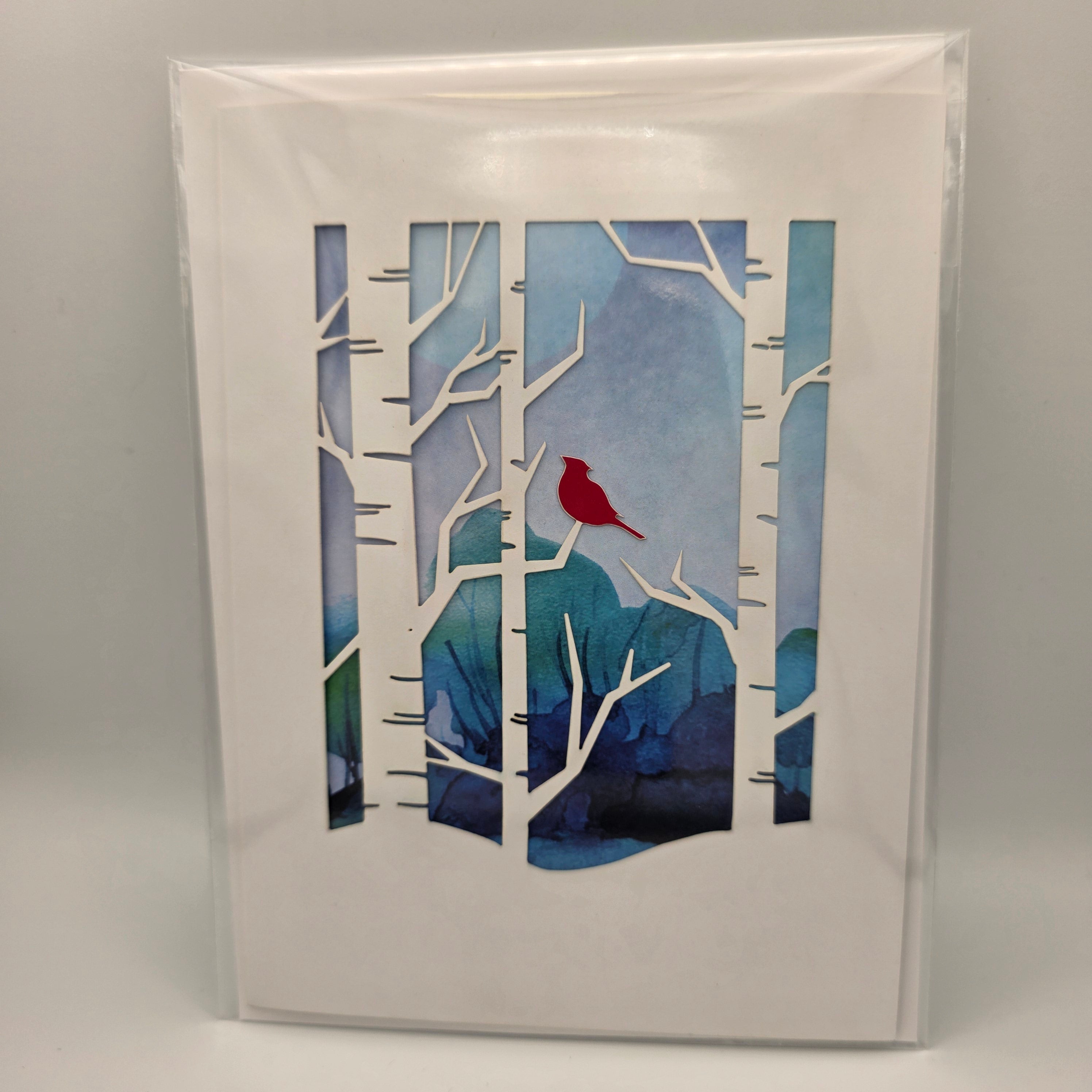 Anniken Card CardinalBirch CBA129-LG
