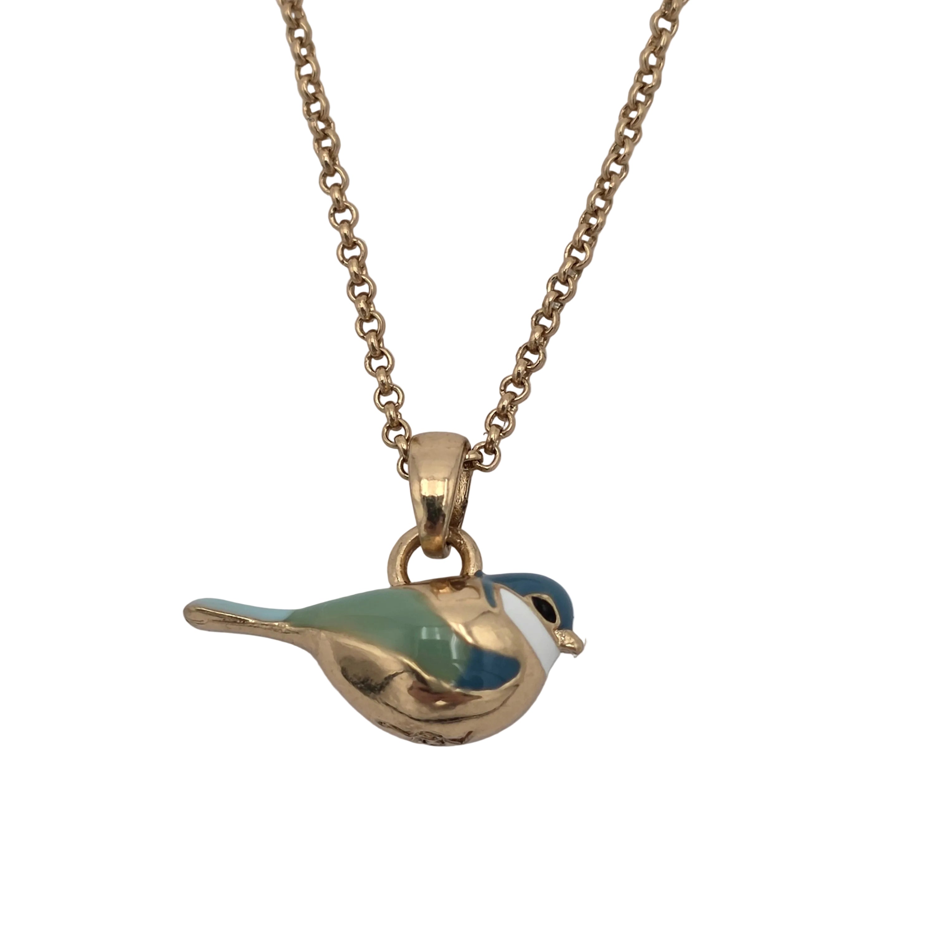 Blue Tit Necklace