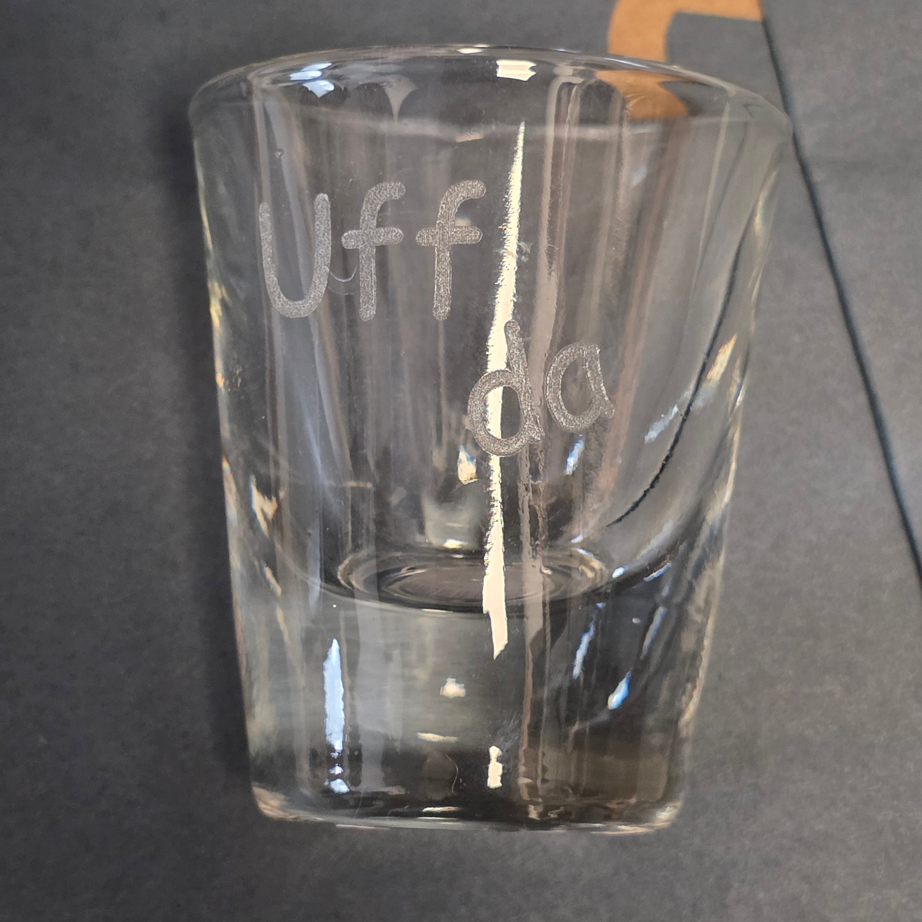 Shot Glass Uff Da