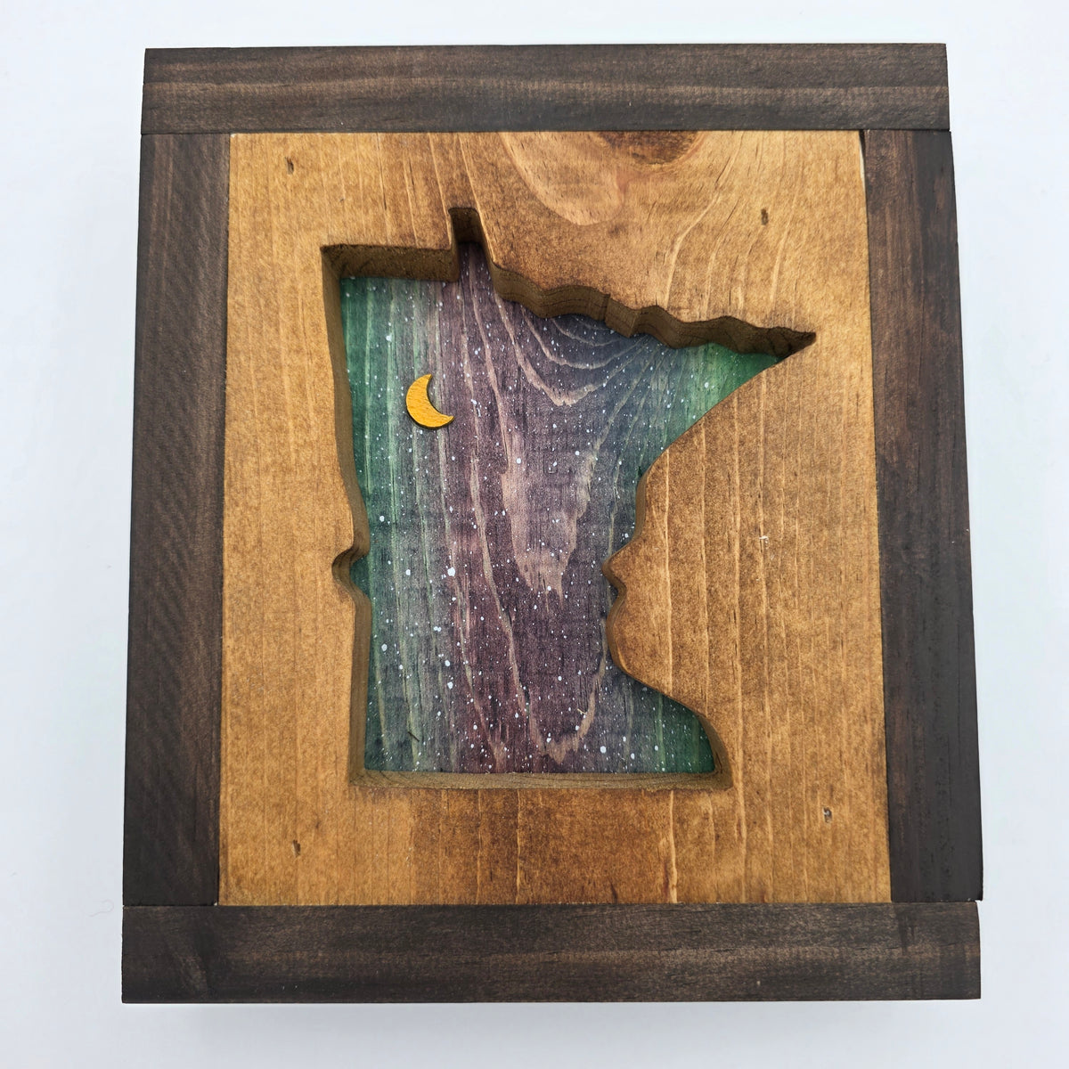 H&O MN Northern Lights Wood Frame