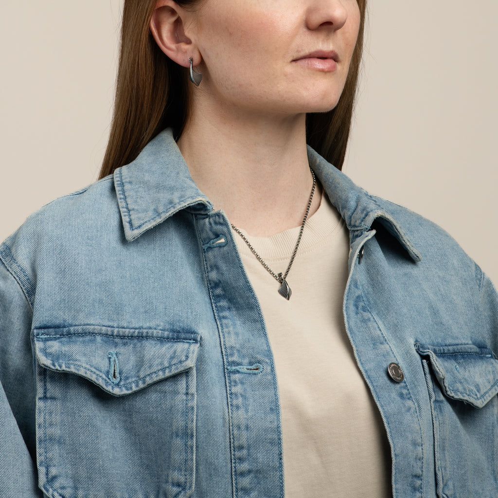 Sylvsmidja Necklace Viking Ship