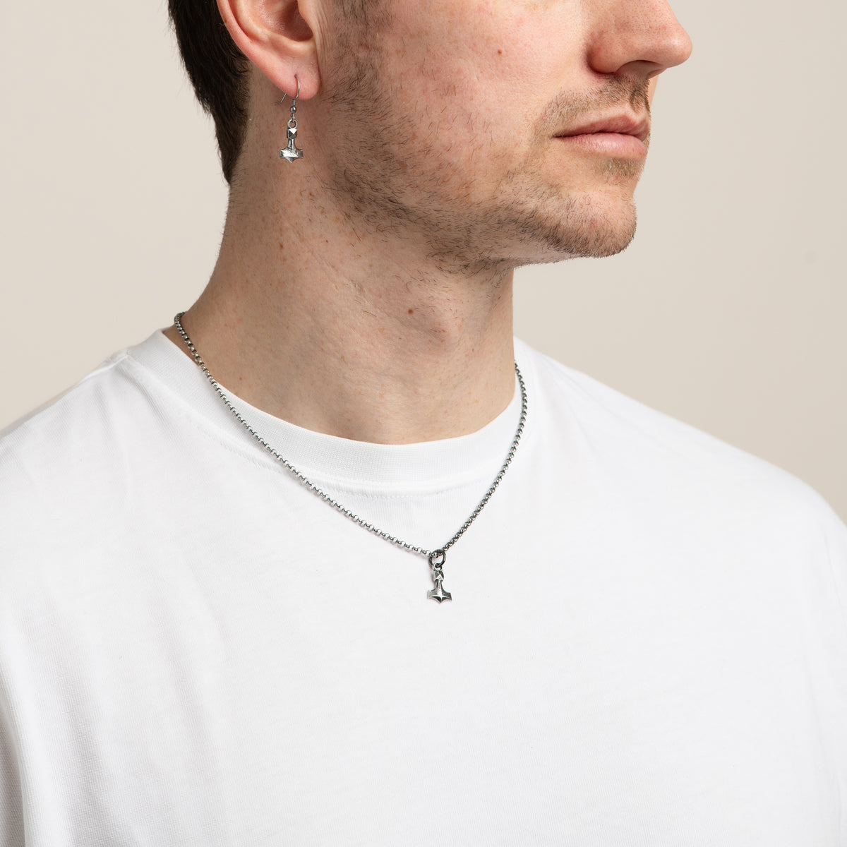 Sylvsmidja Earring 595762 Thor's Hammer