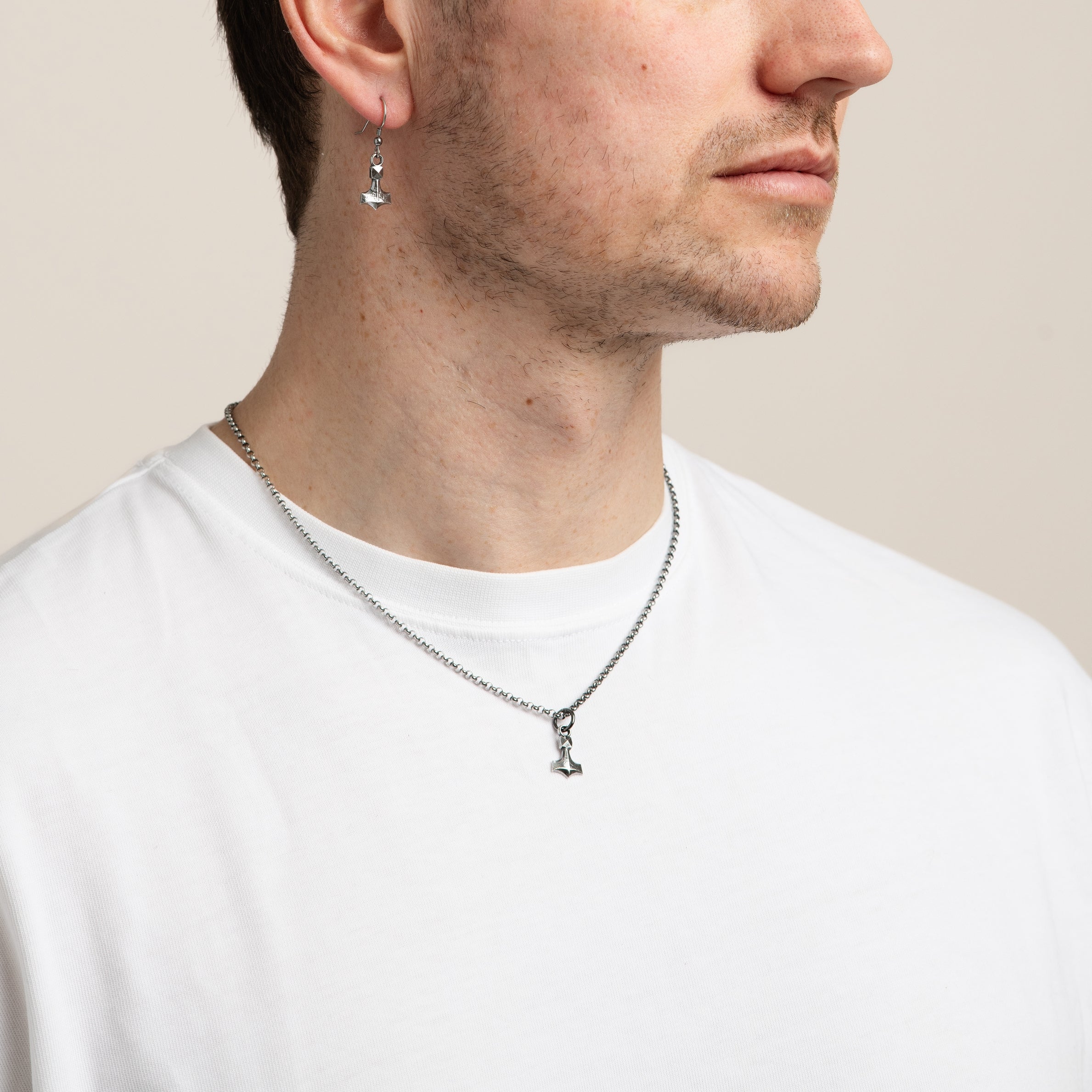 Sylvsmidja Necklace Naglfar Thors Hammer 595730